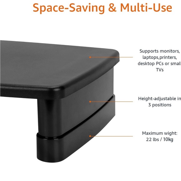 Amazon Basics Computer Riser - Picture 3 of 8